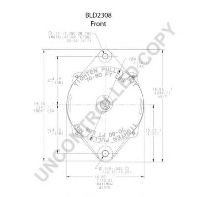 Генератор PRESTOLITE ELECTRIC BLD2308 Генератор PRESTOLITE ELECTRIC BLD2308
