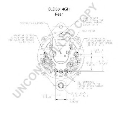 Генератор PRESTOLITE ELECTRIC BLD3314GH Генератор PRESTOLITE ELECTRIC BLD3314GH