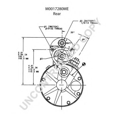 Стартер PRESTOLITE ELECTRIC M0017280ME Стартер PRESTOLITE ELECTRIC M0017280ME