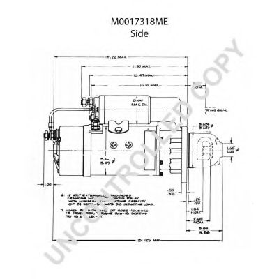 Стартер prestoliteelectric M0017318ME
