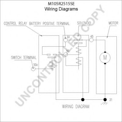 Стартер prestoliteelectric M105R2515SE