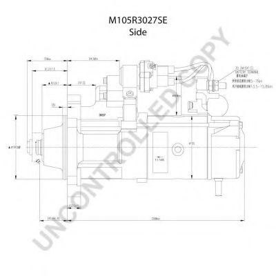 Стартер PRESTOLITE ELECTRIC M105R3027SE Стартер PRESTOLITE ELECTRIC M105R3027SE