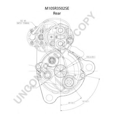 Стартер PRESTOLITE ELECTRIC M105R3502SE Стартер PRESTOLITE ELECTRIC M105R3502SE