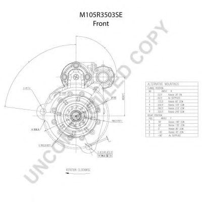 Стартер PRESTOLITE ELECTRIC M105R3503SE Стартер PRESTOLITE ELECTRIC M105R3503SE
