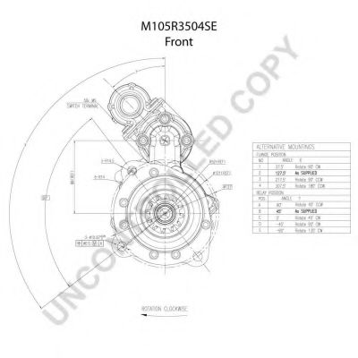 Стартер PRESTOLITE ELECTRIC M105R3504SE Стартер PRESTOLITE ELECTRIC M105R3504SE