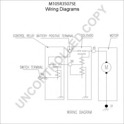 Стартер PRESTOLITE ELECTRIC M105R3507SE