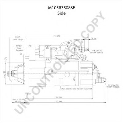 Стартер PRESTOLITE ELECTRIC M105R3508SE Стартер PRESTOLITE ELECTRIC M105R3508SE