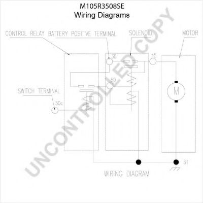 Стартер prestoliteelectric M105R3508SE