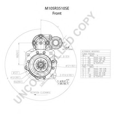 Стартер PRESTOLITE ELECTRIC M105R3510SE Стартер PRESTOLITE ELECTRIC M105R3510SE