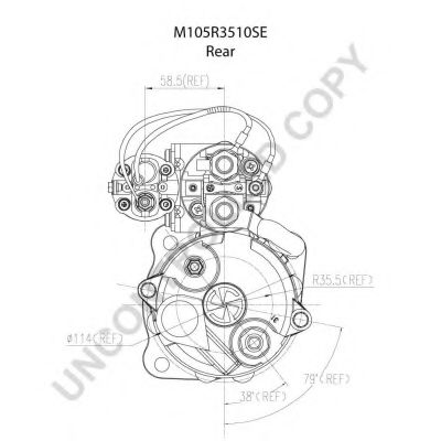 Стартер PRESTOLITE ELECTRIC M105R3510SE Стартер PRESTOLITE ELECTRIC M105R3510SE