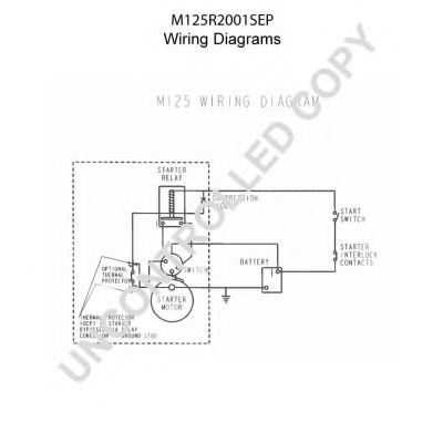 Стартер prestoliteelectric M125R2001SEP