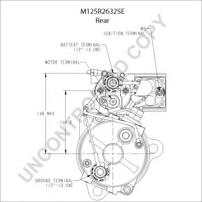 Стартер PRESTOLITE ELECTRIC M125R2632SE Стартер PRESTOLITE ELECTRIC M125R2632SE