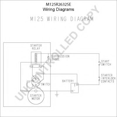 Стартер prestoliteelectric M125R2632SE
