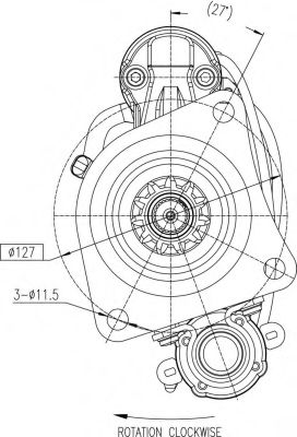 Стартер PRESTOLITE ELECTRIC M90R3538SE Стартер PRESTOLITE ELECTRIC M90R3538SE
