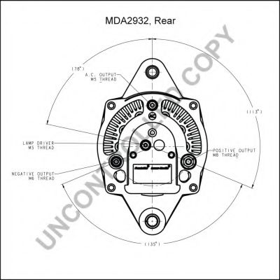 Генератор PRESTOLITE ELECTRIC MDA2932 Генератор PRESTOLITE ELECTRIC MDA2932