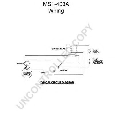 Стартер prestoliteelectric MS1-403A