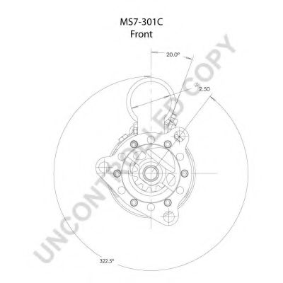 Стартер PRESTOLITE ELECTRIC MS7-301A Стартер PRESTOLITE ELECTRIC MS7-301A