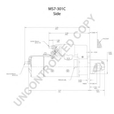 Стартер PRESTOLITE ELECTRIC MS7-301A Стартер PRESTOLITE ELECTRIC MS7-301A
