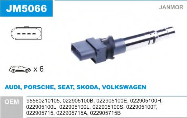 Катушка зажигания JANMOR JM5066