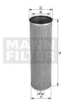 Фильтр добавочного воздуха MANN-FILTER CF 22 269