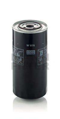 Масляный фильтр; Гидрофильтр, рулевое управление MANN-FILTER W 1170