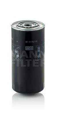 Масляный фильтр MANN-FILTER W 1170/16