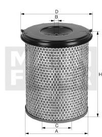 Воздушный фильтр MANN-FILTER C 24 037