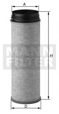 Фильтр добавочного воздуха MANN-FILTER CF 1750