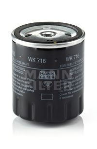 Топливный фильтр MANN-FILTER WK 716