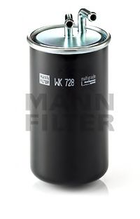 Топливный фильтр MANN-FILTER WK 728