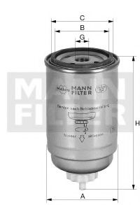 Топливный фильтр MANN-FILTER WK 932/1