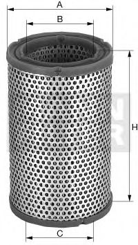 Воздушный фильтр; Фильтр, система вентиляции картера MANN-FILTER C 1450