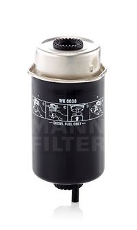 Топливный фильтр MANN-FILTER WK 8038