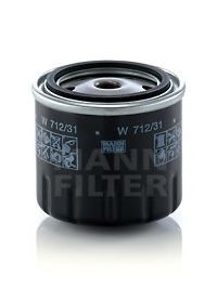 Масляный фильтр MANN-FILTER W 712/31