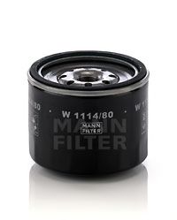 Масляный фильтр MANN-FILTER W 1114/80
