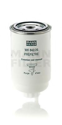 Топливный фильтр MANN-FILTER WK 842/26