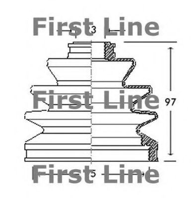 Пыльник шруса firstline FCB2063