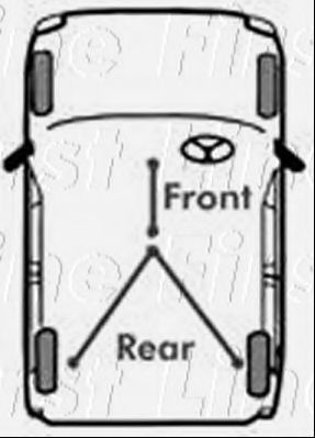 Трос ручного тормоза Toyota/Lexus 4641026210 Трос ручного тормоза Toyota/Lexus 4641026210