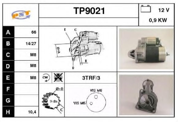 Стартер snra TP9021