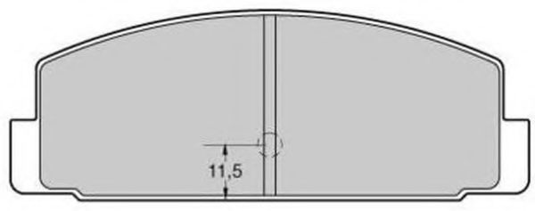 Тормозные колодки FREMAX FBP-1737