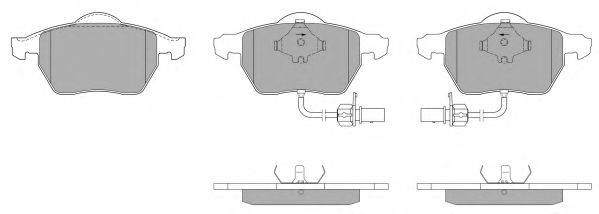 Тормозные колодки FREMAX FBP-0876-01
