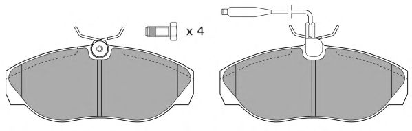 Тормозные колодки FREMAX FBP-0915