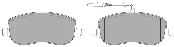 Тормозные колодки FREMAX FBP-1271