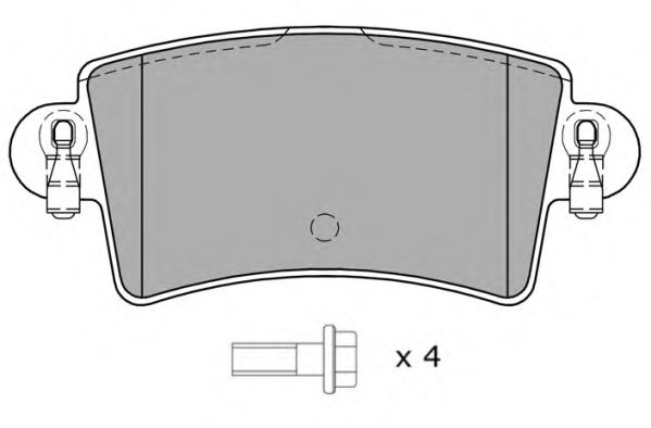 Тормозные колодки FREMAX FBP-1275