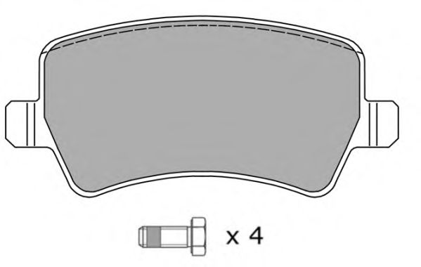 Тормозные колодки FREMAX FBP-1497