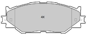 Тормозные колодки FREMAX FBP-1807