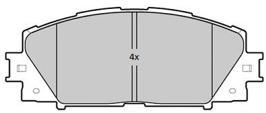 Тормозные колодки FREMAX FBP-1833