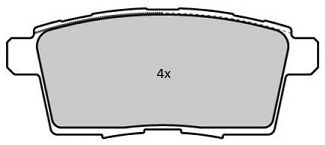 Тормозные колодки FREMAX FBP-1842