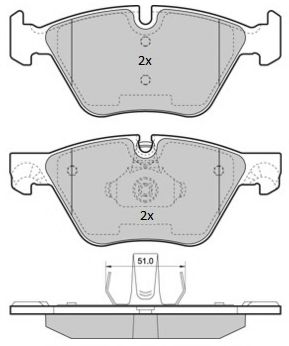 Тормозные колодки FREMAX FBP-1853