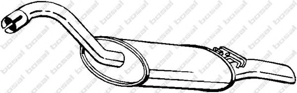 Глушитель выхлопных газов конечный BOSAL 105-017